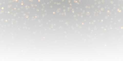 Golden sparkling light png. Bright golden bokeh lights and glitter particles scattered across a transparent background. Shimmering yellow highlights create a festive glow effect.