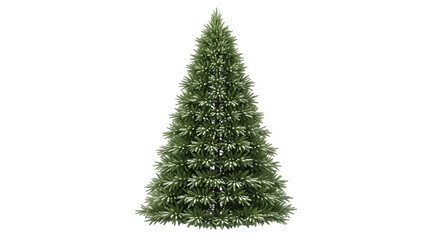 Fototapeta premium Beautiful christmas tree with snow