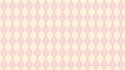Elegant pink and beige diamond pattern background for creative projects and designs