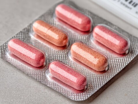 Colchicine Pills Up Close. A Medicinal Solution for Gout, Arthritis, and Mediterranean Fever Relief