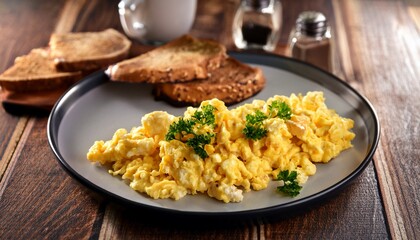 scrambled egg breakfast