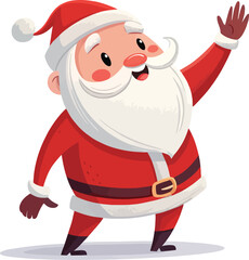 Festive Santa Claus Character – Clean Vector Christmas Design