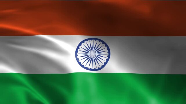 vibrant waving india national flag tricolor with ashoka chakra symbol representing patriotism for all