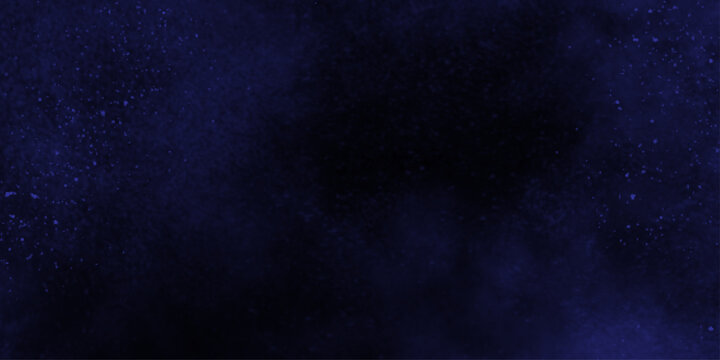 Demin Fog or smoke color isolated background for effect, text or copyspace. Blue and purple steam on a black background.