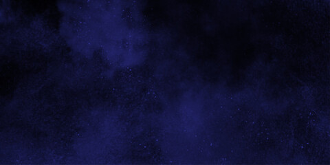 Demin Fog or smoke color isolated background for effect, text or copyspace. Blue and purple steam on a black background. © Tafseer