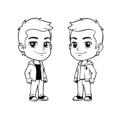 Customizable Avatar Vector (Line Art)