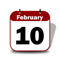 10 February calendar date