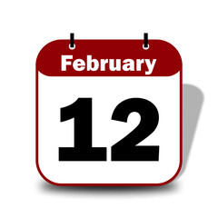 12 February calendar date