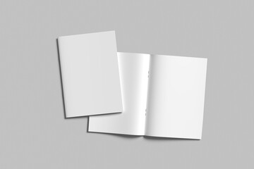A4 Catalog Brochure Blank Mockup