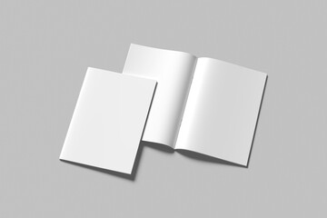 A4 Catalog Brochure Blank Mockup