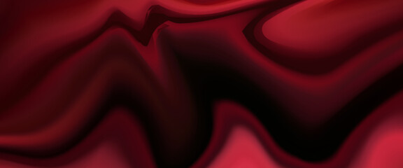 Dark red abstract vector background with smooth flowing curves and glowing highlights. Elegant, moody, and modern, perfect for luxury, tech, or artistic design themes.