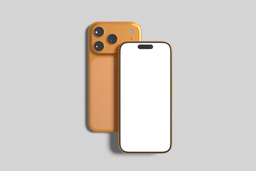 Smartphone 17 Pro Blank Mockup