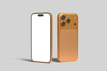 Smartphone 17 Pro Blank Mockup