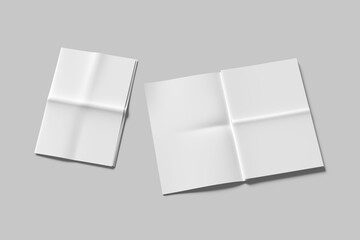 Newspaper Blank Mockup Template