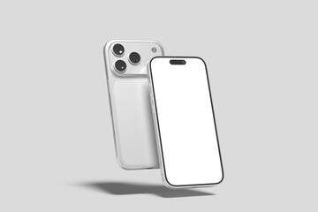 Smartphone 17 Pro Max Blank Mockup