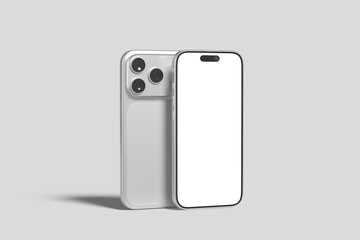 Smartphone 17 Pro Max Blank Mockup