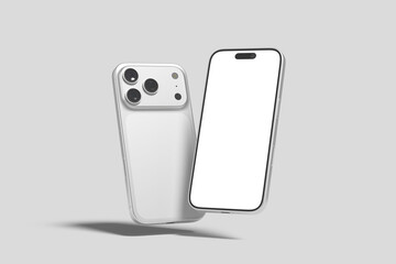 Smartphone 17 Pro Max Blank Mockup