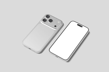 Smartphone 17 Pro Max Blank Mockup