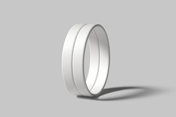 Silicone Wristband Blank Mockup