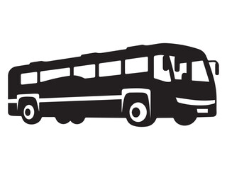 Bus Vector Illustration Icon Set