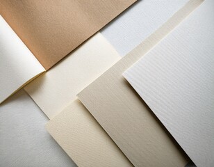 white and cream paper texture samples