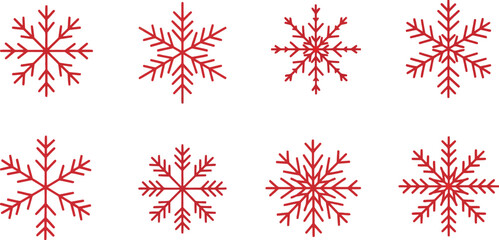 Cozy cabin nestled in a snowy winter forest landscape with birds on tree branches