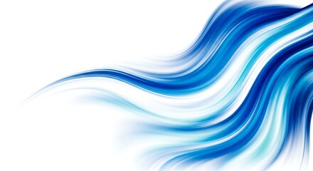 Vibrant Blue and Aqua Abstract Wave Background Featuring Smooth Flowing Digital Lines and Streaks of Light Creating Dynamic Motion Ideal for Modern Technology and Business Presentations