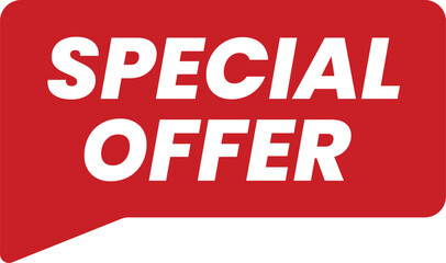 Special Offer Vector Banner Design