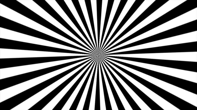 Animated spiral background. Seamless loop. retro sunburst background.