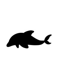 vector illustration of a fish dolphin, fish, sea, vector, cartoon, illustration, ocean, animal, shark, water, silhouette, mammal, whale, tattoo, art, marine, nature, jumping, life, swimming, aquatic, 