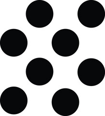 Minimalist Geometric Circle Grid Pattern