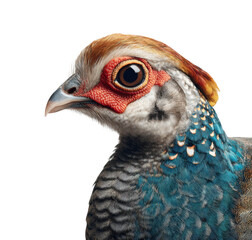 Colorful bird forest habitat wildlife nature isolated on transparent background