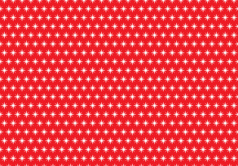 Obraz premium Patrón sin fisuras de estrellas o brillos blancos sobre fondo rojo de navidad