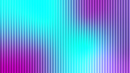 Abstract vertical lines in vibrant neon turquoise and magenta gradient background with subtle light effects