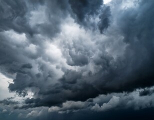 Fototapeta premium stormy sky with dark clouds texture