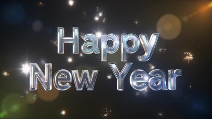 Sparkling New Year's Eve Celebration Greeting