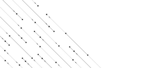 Abstract background with lines and dots vector..