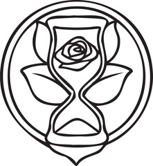 Rose and hourglass — profit/time balance
