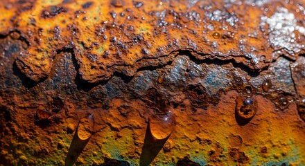 severe rust and corrosion