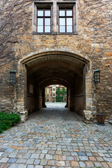 View of Merseburg Castle in Germany.