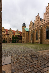 View of Merseburg Castle in Germany.