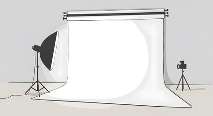 professional photo studio setup