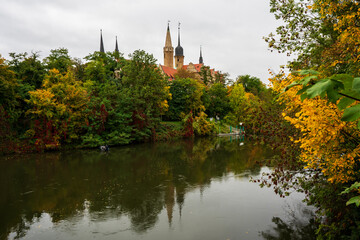 View of Merseburg Castle in Germany.