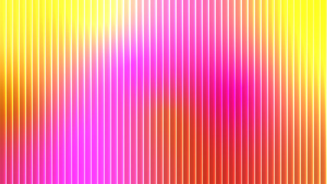 Vibrant abstract vertical stripes of yellow pink and orange with subtle light effects
