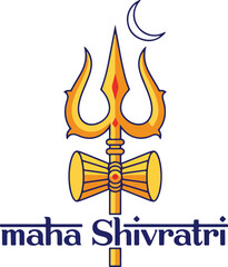 Maha Shivratri vector illustration