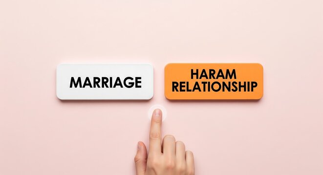 Choosing between sacred union and forbidden romance, a pivotal life decision presented visually.