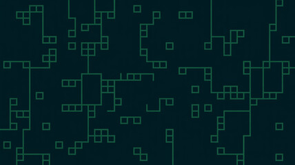 Neon green digital circuit board pattern image