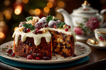 Traditional Christmas cake