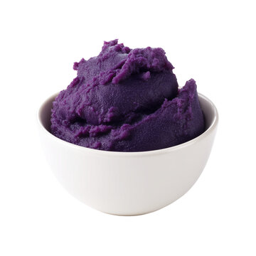 Ube halaya purple yam jam in a bowl