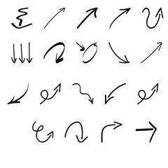 hand drawn arrows